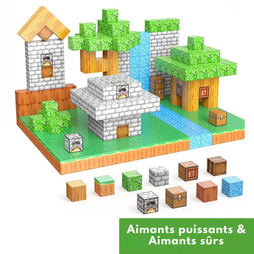 Magic Magnet Blocks – Crée, assemble, imagine