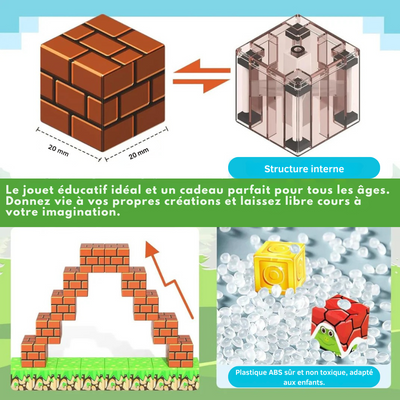 Magic Magnet Blocks – Crée, assemble, imagine