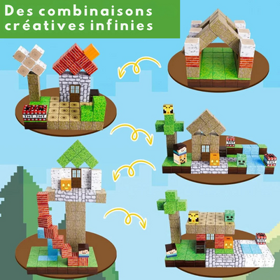 Magic Magnet Blocks – Crée, assemble, imagine