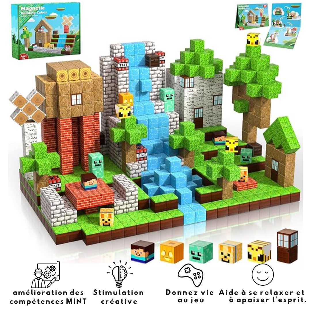 Magic Magnet Blocks – Crée, assemble, imagine
